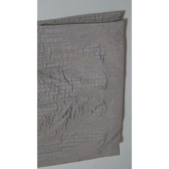 Max Mara Beige Embroidery Italy Silk Wool Beige Pencil Pocket Skirt Sz 4 EUC - Picture 3 of 8